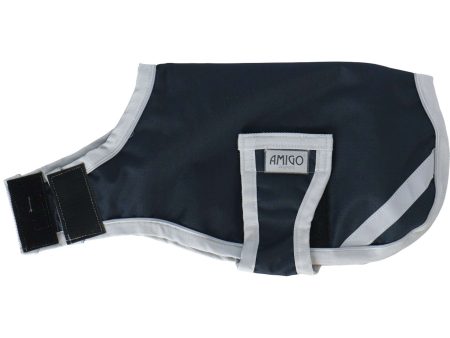 Amigo Dog Rug Ripstop Navy Silver For Sale