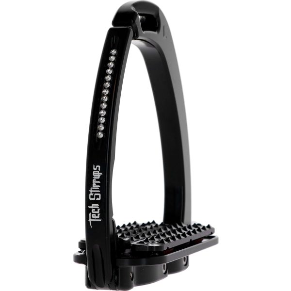 Tech Stirrups Stijgbeugels Venice Plus Swarovski Dressuur Zwart Zwart Online Sale