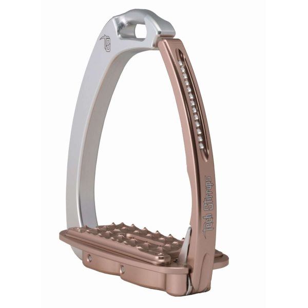 Tech Stirrups Stijgbeugels Venice Sloped Evo Swarovski Roségoud Zilver Sale