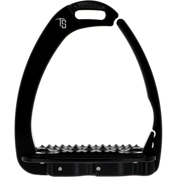 Tech Stirrups Stijgbeugels Venice Sloped Evo Swarovski Zwart Zwart Discount