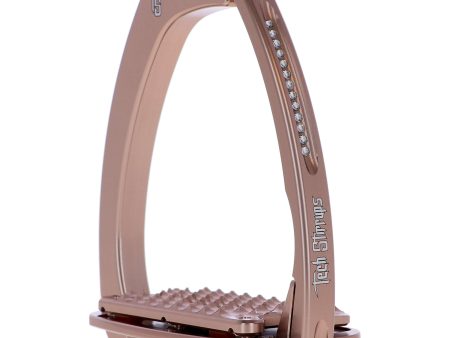 Tech Stirrups Stijgbeugels Venice Plus Swarovski Dressuur Rosegoud Hot on Sale