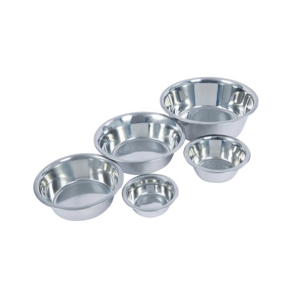 Weatherbeeta Dog Bowl Stainless Stell Silver Cheap