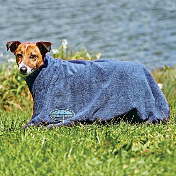 Weatherbeeta Dry-Dog Bag Navy on Sale