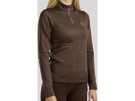 Rebel Shirt Baselayer Rosegold Crystals Bruin Online