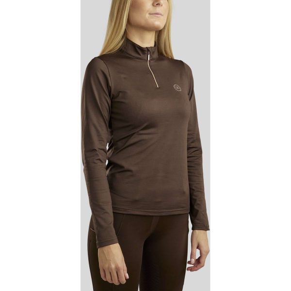 Rebel Shirt Baselayer Rosegold Crystals Bruin Online