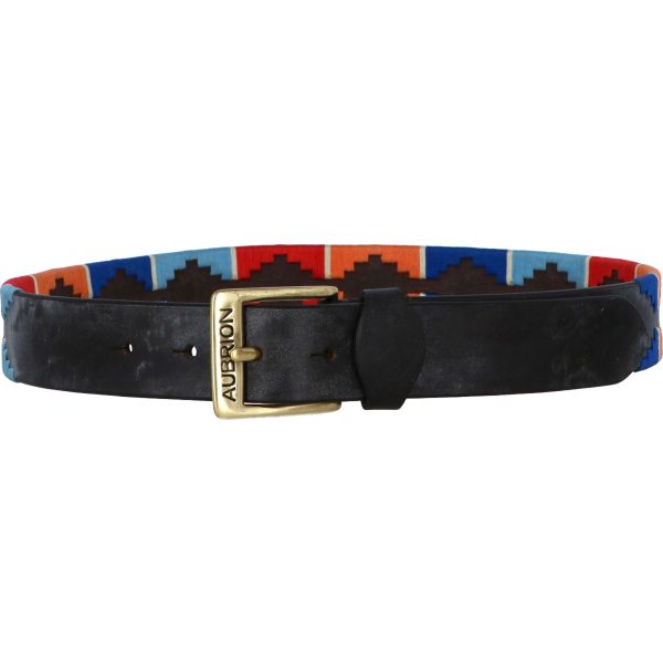 Shires Polo Riem Drover Turquoise Red Orange Blue on Sale