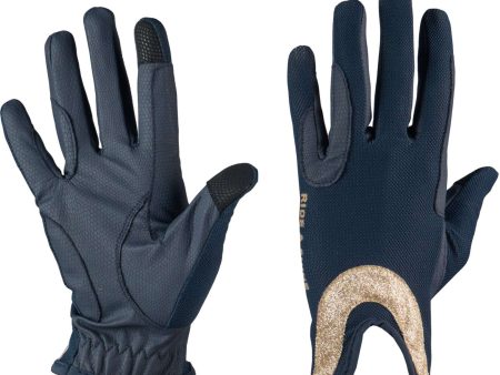 Red Horse Rijhandschoenen Glamour Gloves Blauw Rose Online