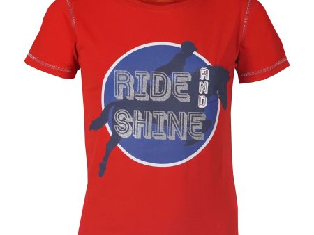 Red Horse T-Shirt Luxor Rood on Sale