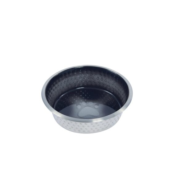 Weatherbeeta Dog Bowl Non-Slip Stainless Steel Shade Black Online Sale