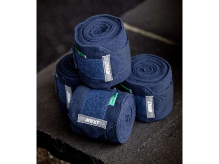 Amigo Bandages Fleece Navy Fashion