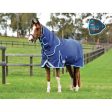 Weatherbeeta Deken Comfitec Ultra Hardi Medium Blue Bright Blue White For Cheap