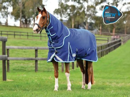 Weatherbeeta Deken Comfitec Ultra Hardi Medium Blue Bright Blue White For Cheap