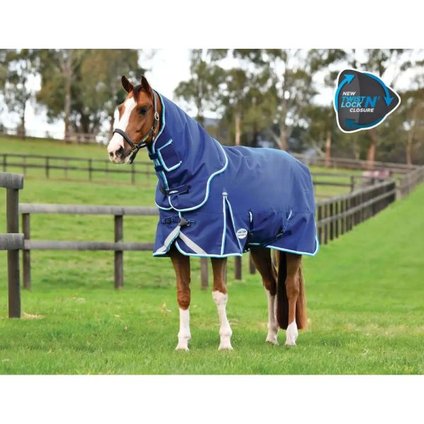 Weatherbeeta Deken Comfitec Ultra Hardi Medium Blue Bright Blue White For Cheap