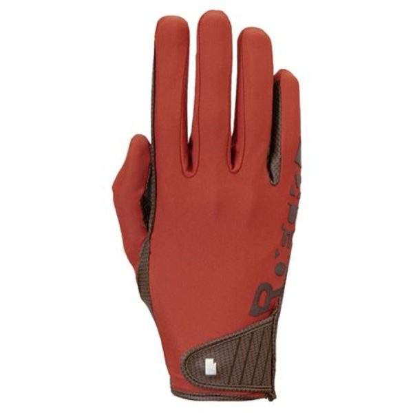 Roeckl Rijhandschoenen Muenster Econyl-air fort Autumn Red Online Hot Sale