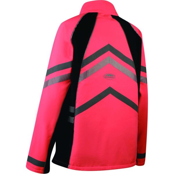 Weatherbeeta Jas Reflective HiVis Softshell Fleece Gevoerd voor Kinderen Roze Cheap