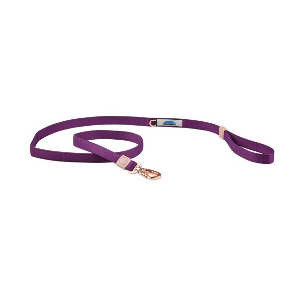 Weatherbeeta Dog Lead Elegance Purple Hot on Sale