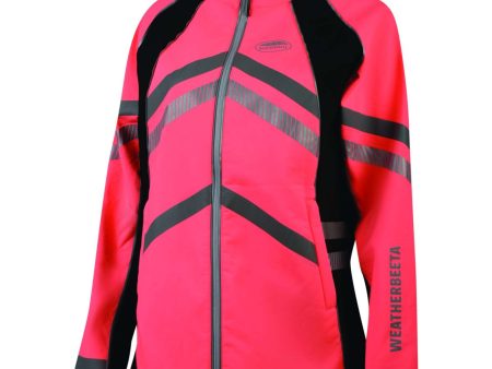 Weatherbeeta Jas Reflective HiVis Softshell Fleece Gevoerd voor Kinderen Roze Cheap