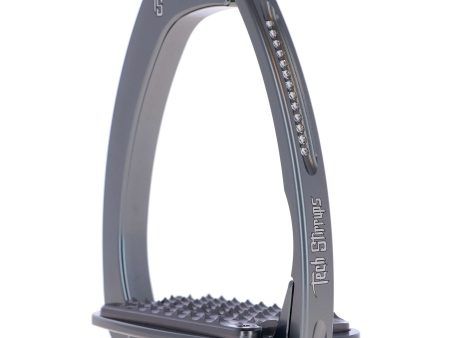 Tech Stirrups Stijgbeugels Venice Sloped Swarovski Dressuur Titanium Online