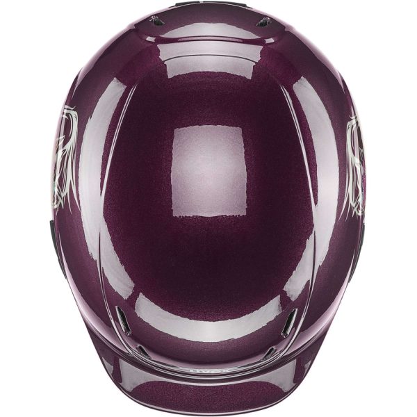 Uvex Cap Kidoxx Flower Shiny Burgundy Hot on Sale