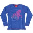 Red Horse Shirt Flash Royal Blue Online Sale