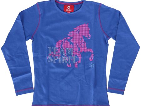 Red Horse Shirt Flash Royal Blue Online Sale