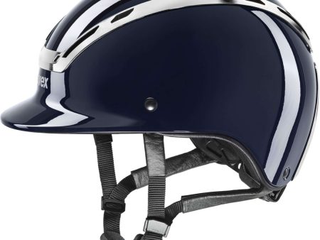 Uvex Cap Exxeed Shiny Chrome Navy Hot on Sale